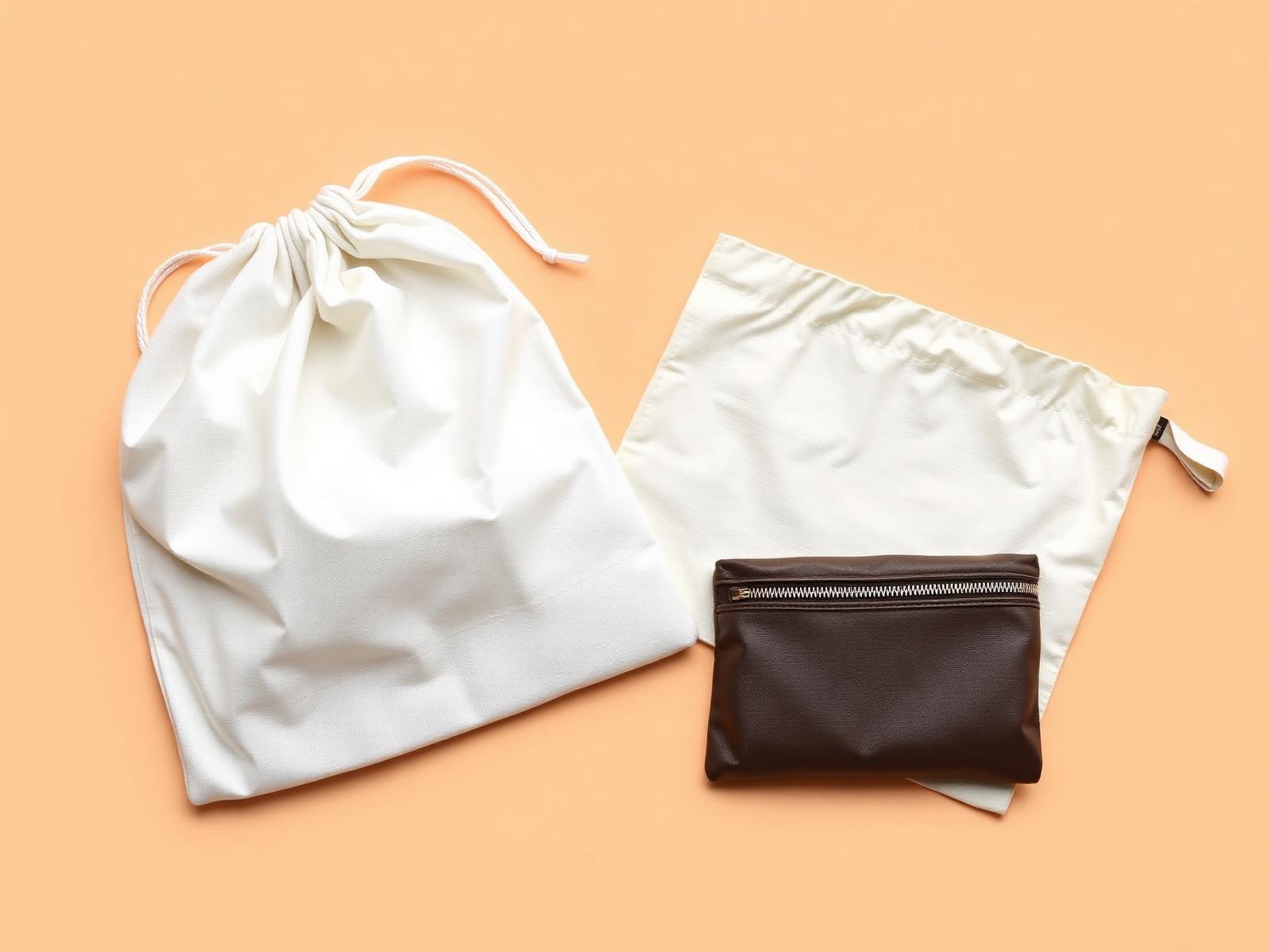 Cut and sew — Dust bag + zippered pouch